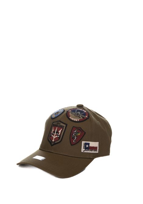 cappello patch verde TOP GUN | TGH1703TESS-GREEN